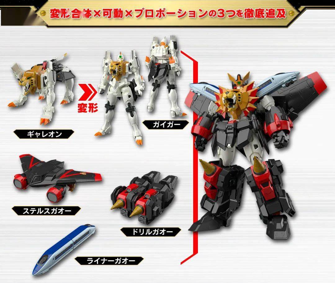 最终融合万代拼装部正式公布rg勇者王