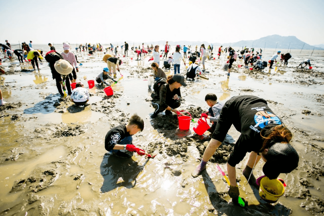 连江赶海一号实现海边烧烤自由体验滩涂赶海植树套鸭子10人起购送渔家