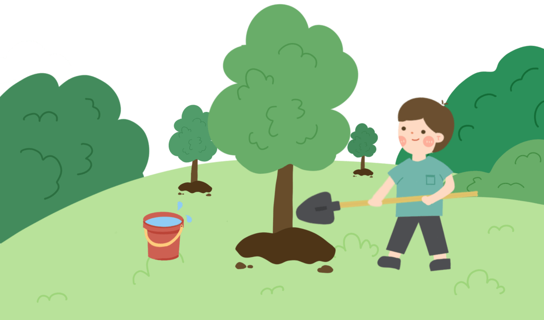 相约春天播种希望中山师生植树正当时