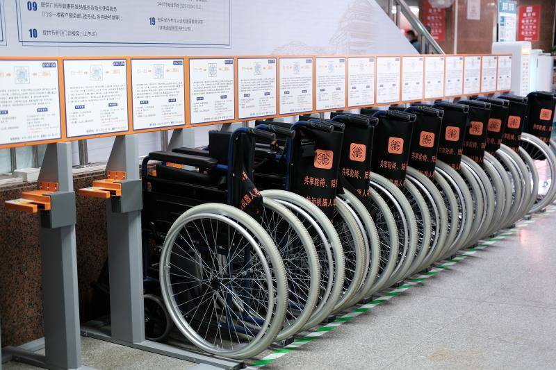 广州有连锁药店上线共享轮椅