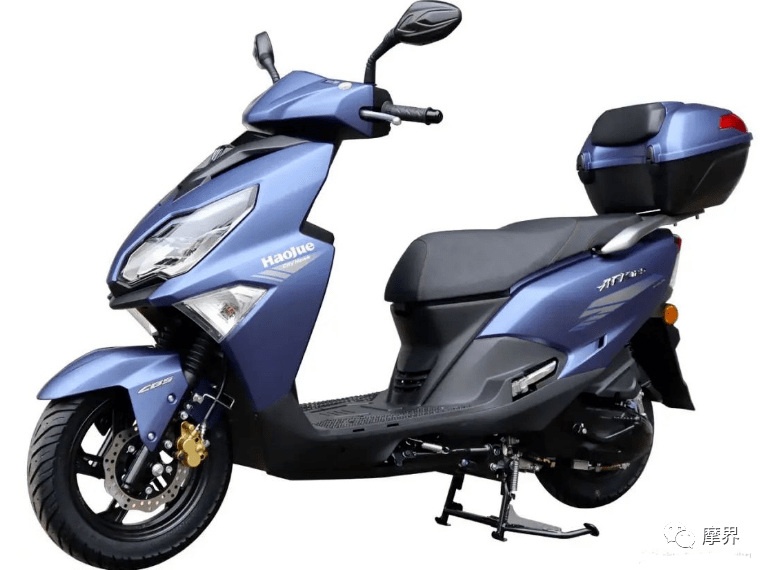 豪爵新款usr125踏板车亮相