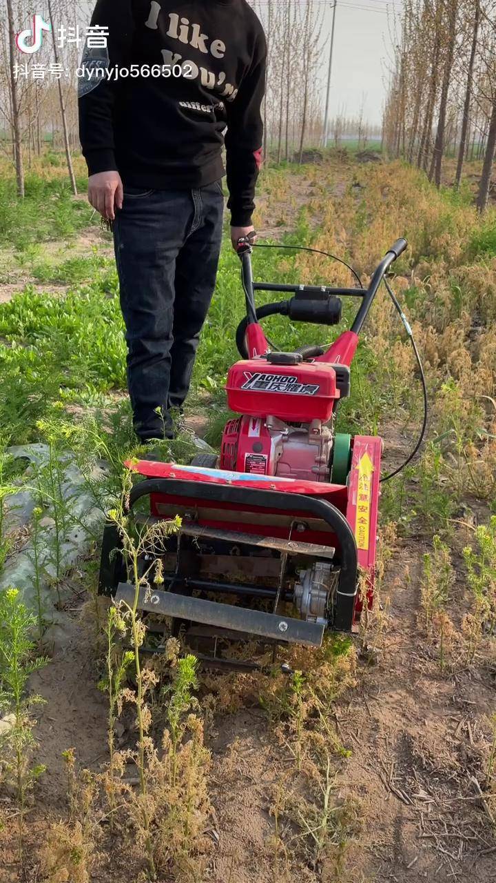 手推式除草机农业机械除草机电动除草机手推式除草机锄草机背负式除草