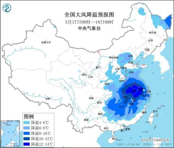 内蒙古京津冀晋辽等地有降雪 中东部迎大范围降水降温