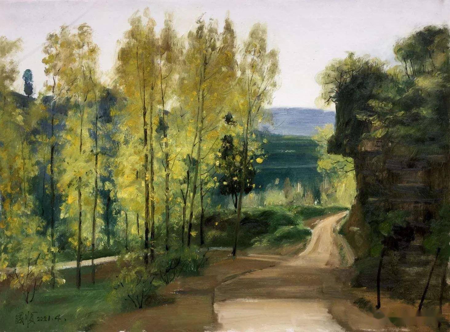 《伏羲初雪》 诗/李颖世界如此清晰绕出林间小路,回首见仲夏轻音在