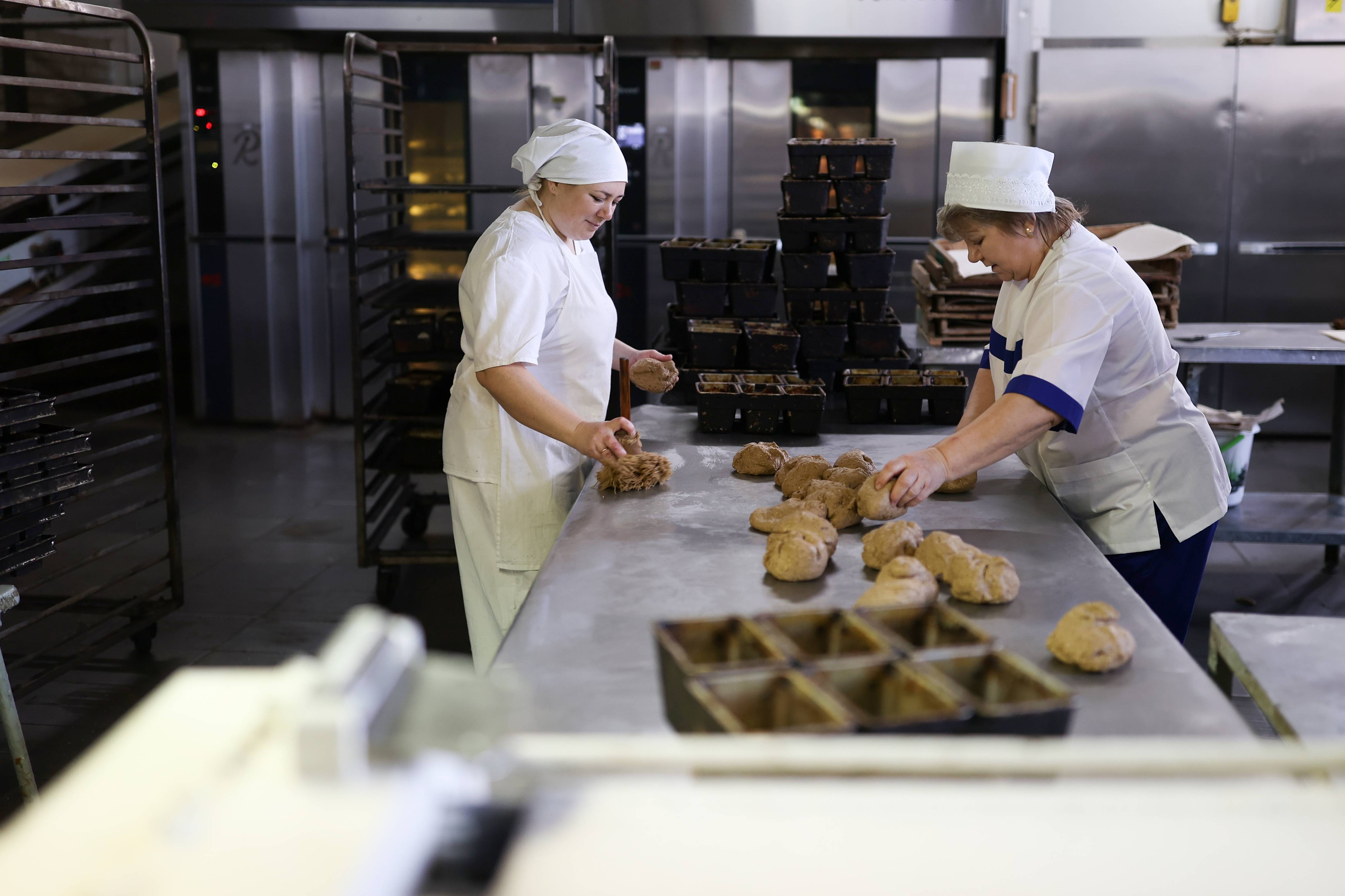 俄罗斯的烘焙工厂