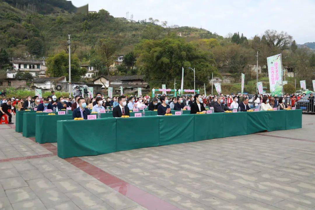 在千年古鎮雲安鎮土地坳舉行暨第八屆梨花節雲陽2022年鄉村旅遊季啟動