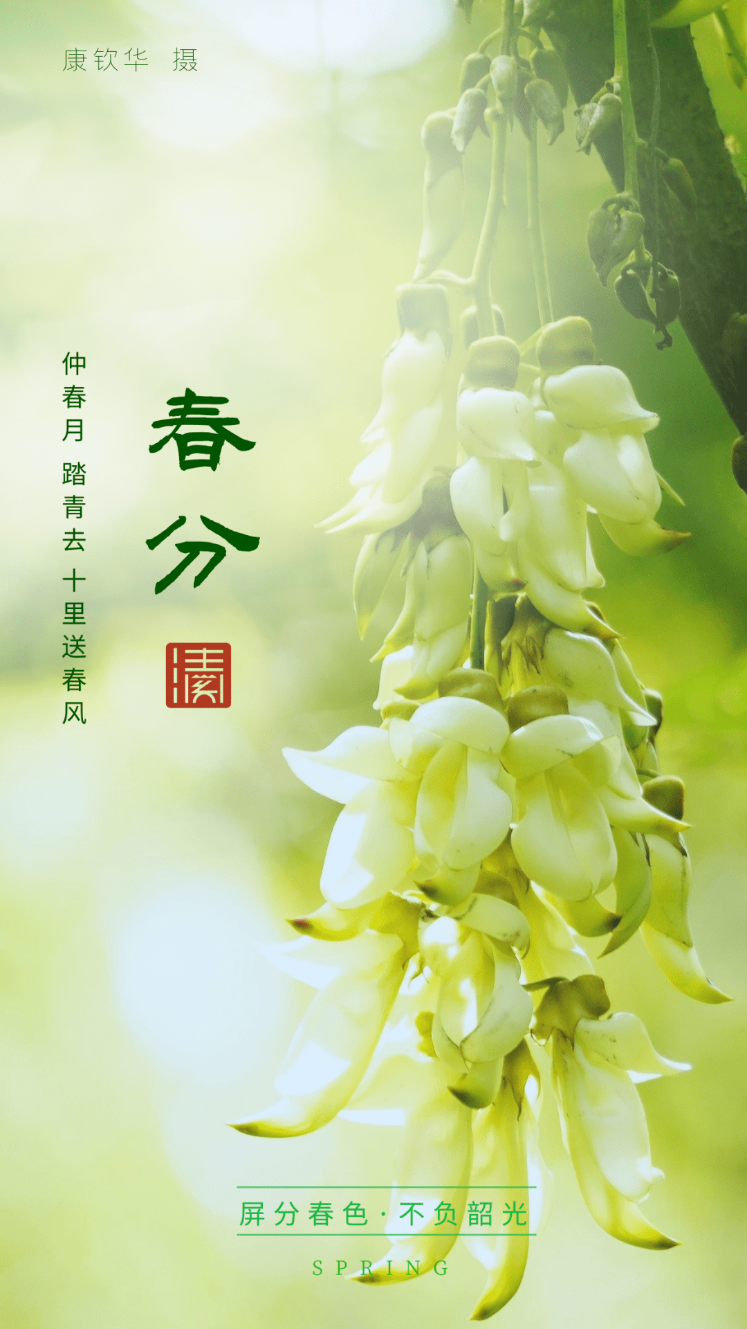 春天被分为两半,到了这一天,古时又称为"日中","仲春之月"