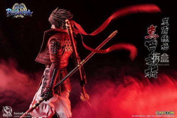 尺寸|ROCKET TOYS 战国BASARA 真田幸村 伊达政宗 1/6可动人偶