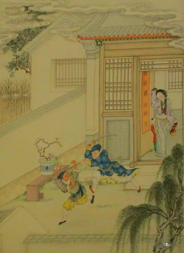 清光绪艺术珍品彩绘聊斋图说