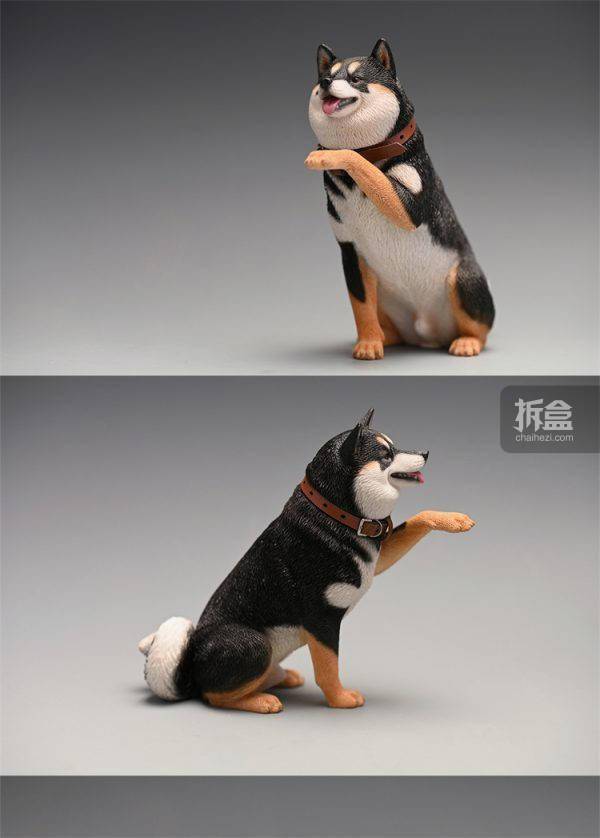 jxkstudio16卖萌的柴犬可爱治愈宠物狗创意潮玩手办摆件道具