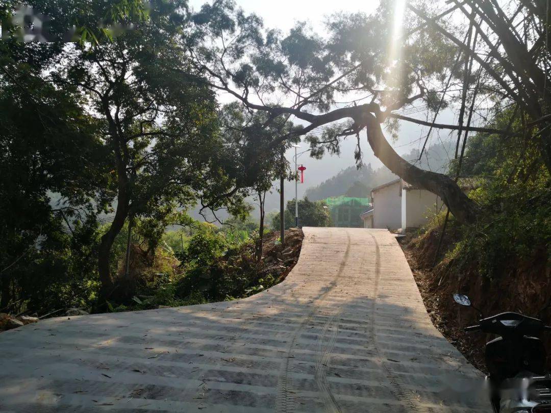 揭西这条村道建成通车彻底地改变了当地村民的出行环境