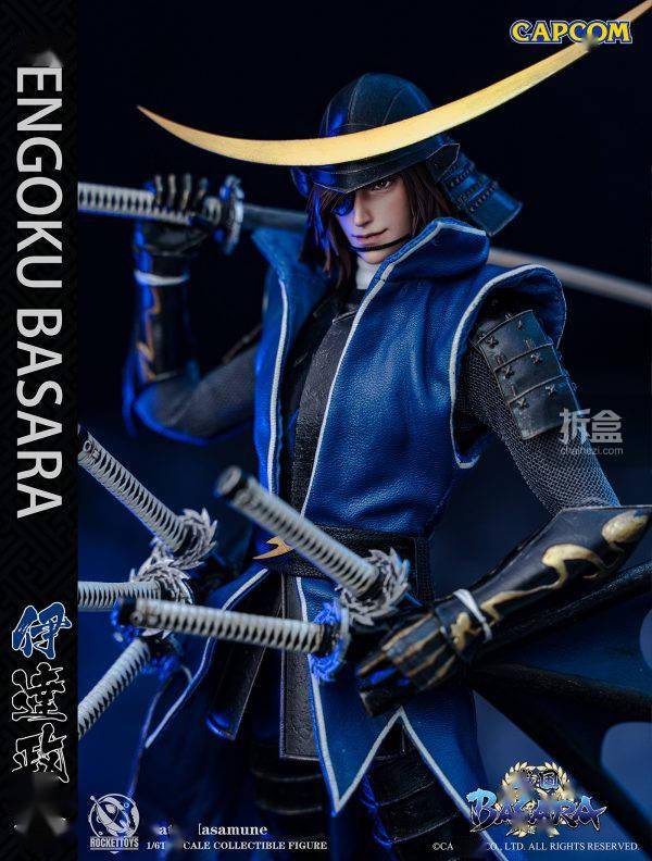 尺寸|ROCKET TOYS 战国BASARA 真田幸村 伊达政宗 1/6可动人偶