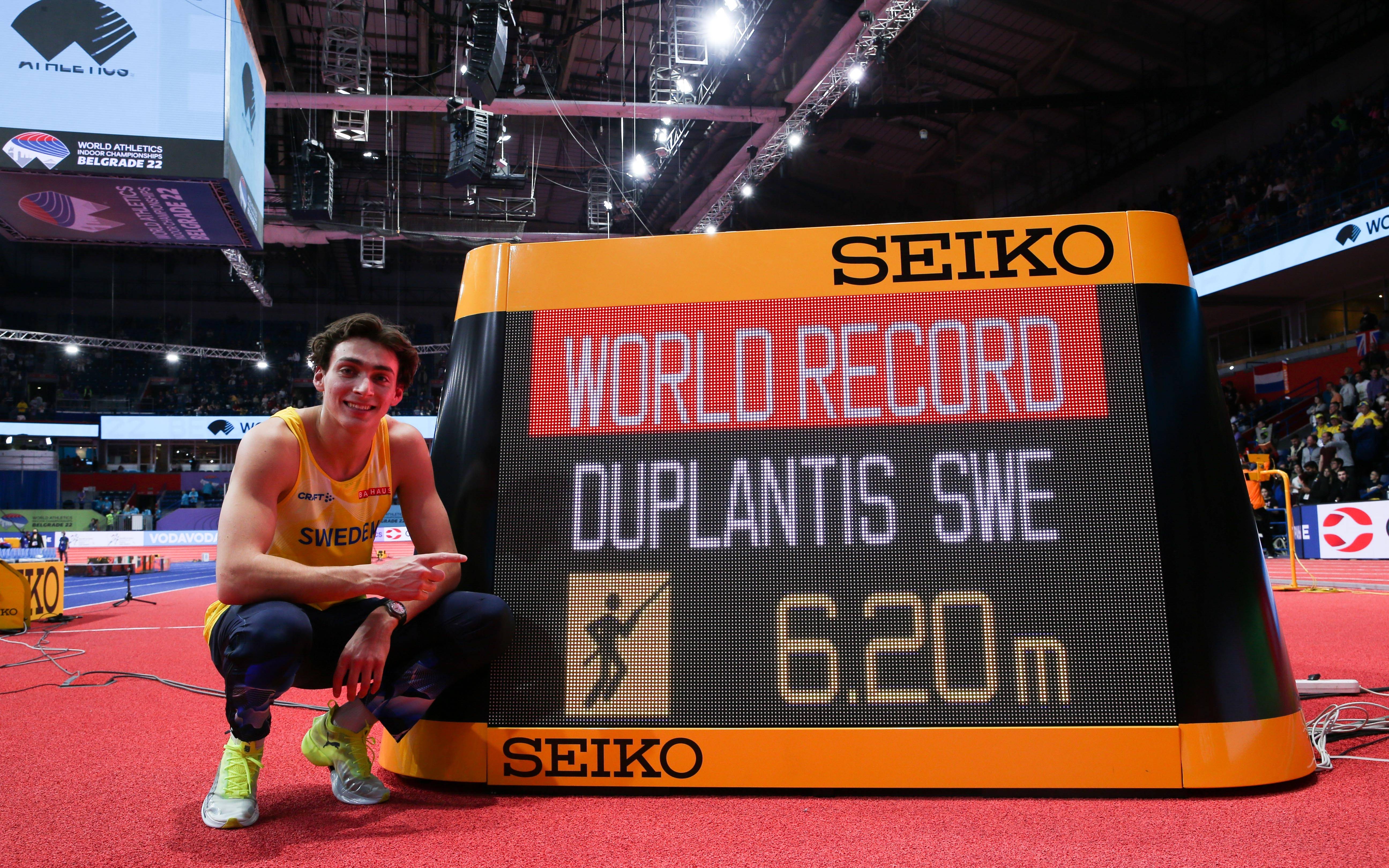 男子|6.20米！杜普兰蒂斯再破撑竿跳高世界纪录