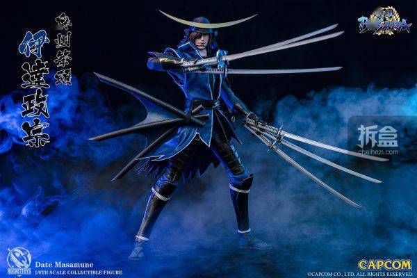 尺寸|ROCKET TOYS 战国BASARA 真田幸村 伊达政宗 1/6可动人偶