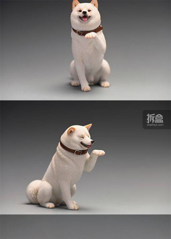 jxkstudio16卖萌的柴犬可爱治愈宠物狗创意潮玩手办摆件道具