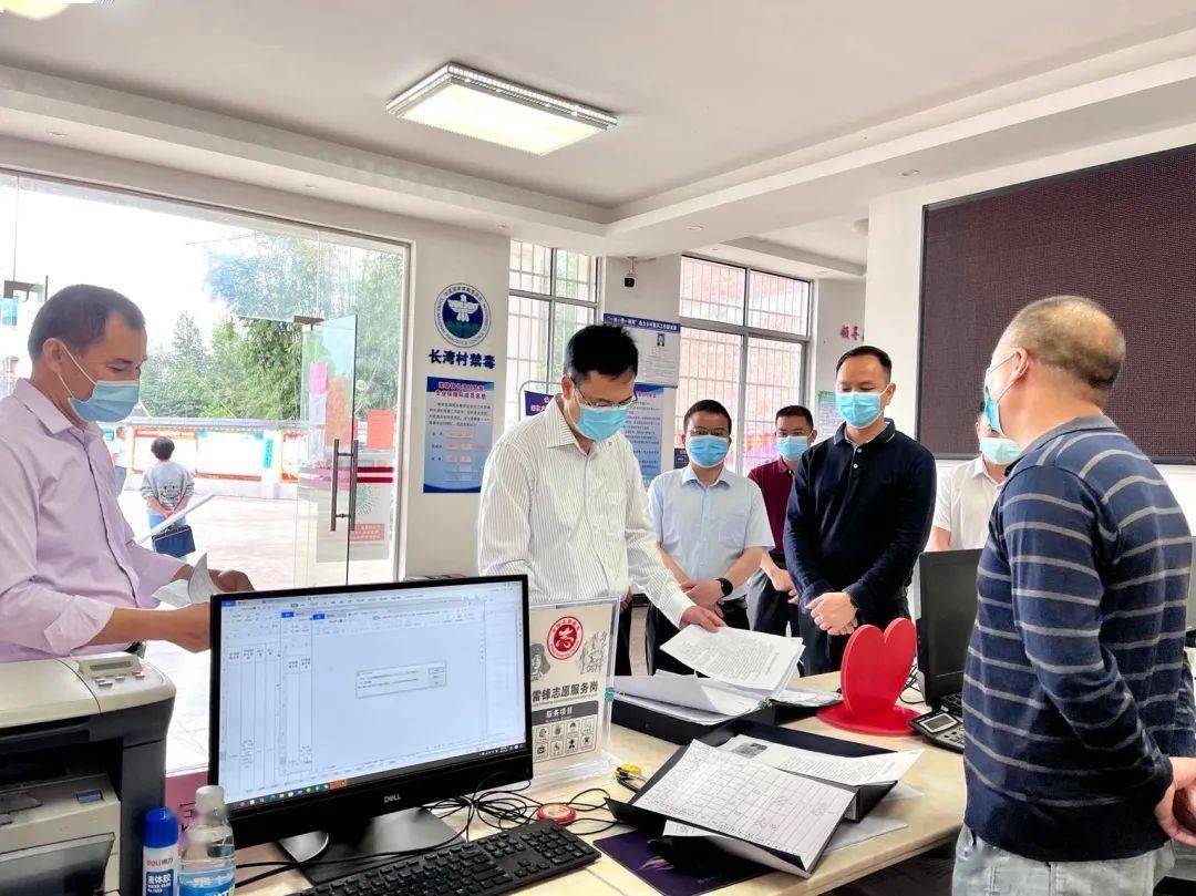 疫情防控雷少华到莲塘镇调研疫情防控春季农业种植脱贫攻坚与乡村振兴