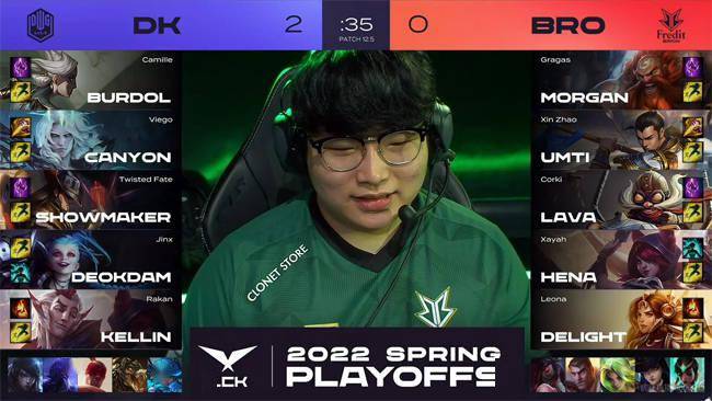 阿卡丽|LOL-LCK：Canyon梦魇“鬼影重重”融化后排，DK 3-0季后赛淘汰BRO