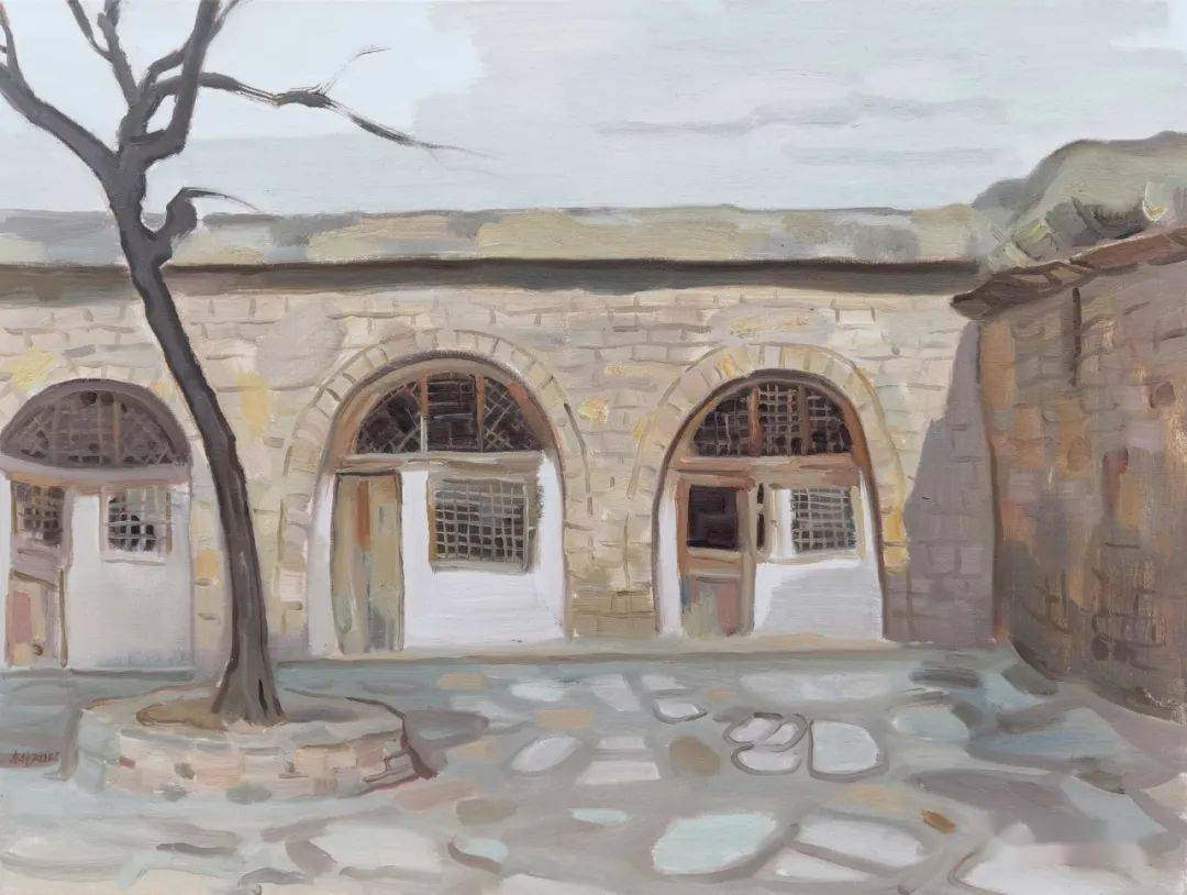 60x80cm王瑞《冷冬》45cmx45cm徐洪霞《红霞》50