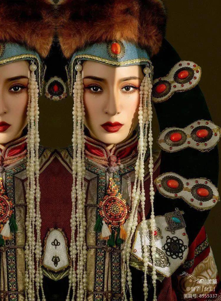 人像摄影蒙古姑娘阿茹娜