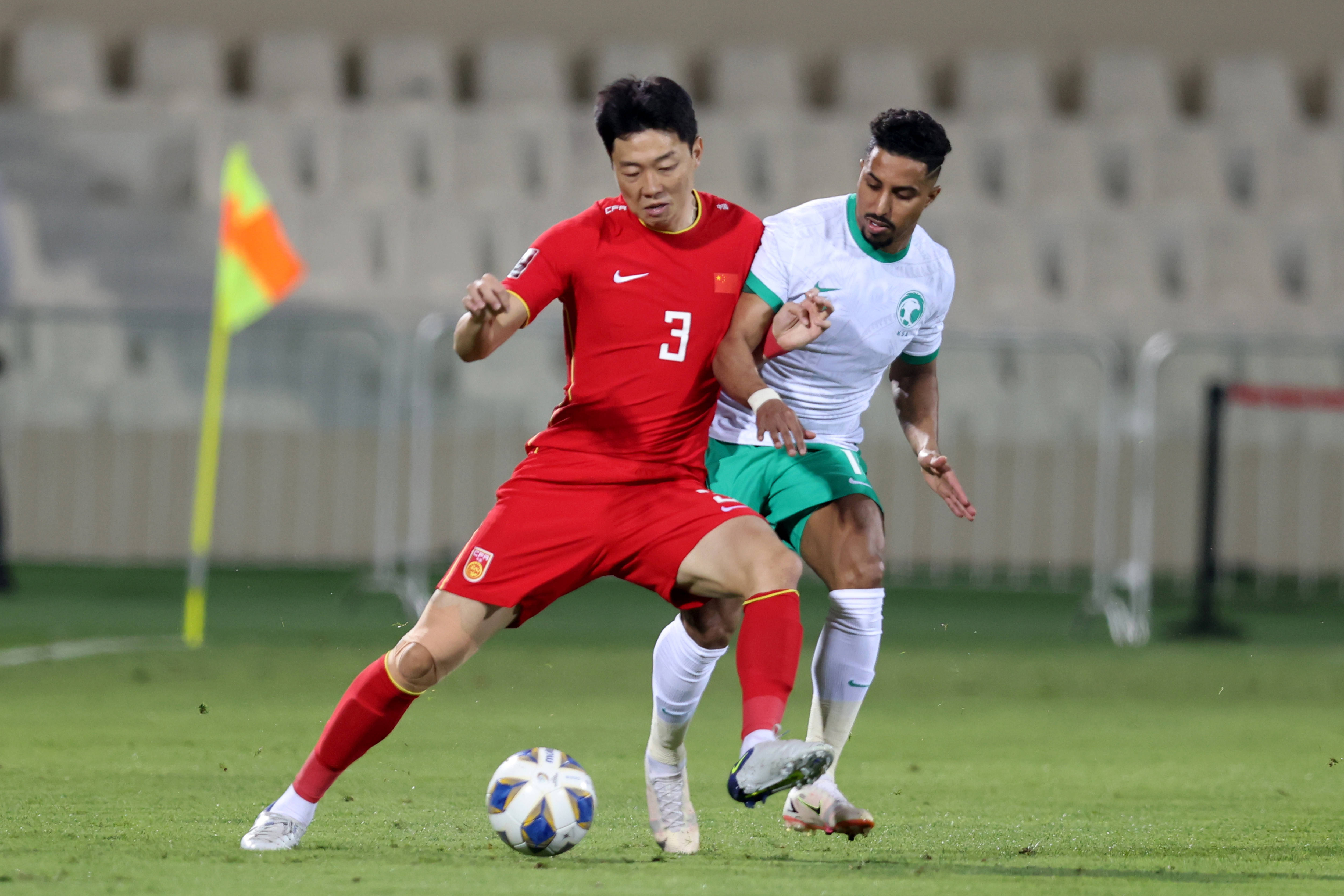 新华社|足球——世界杯预选赛：中国对阵沙特