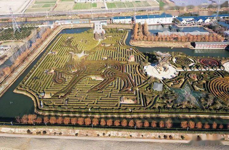 盐城旅游年卡 大丰梦幻迷宫_墙壁_造型_同心圆