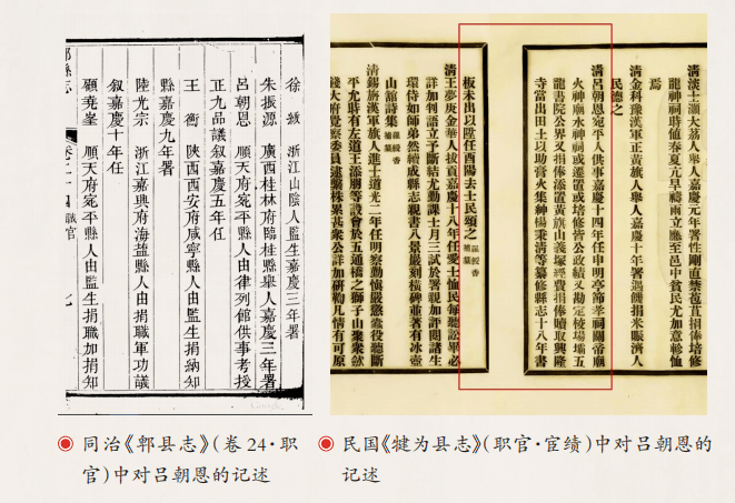 人物才具明练为守兼优记清代四川贤吏吕朝恩李治墨