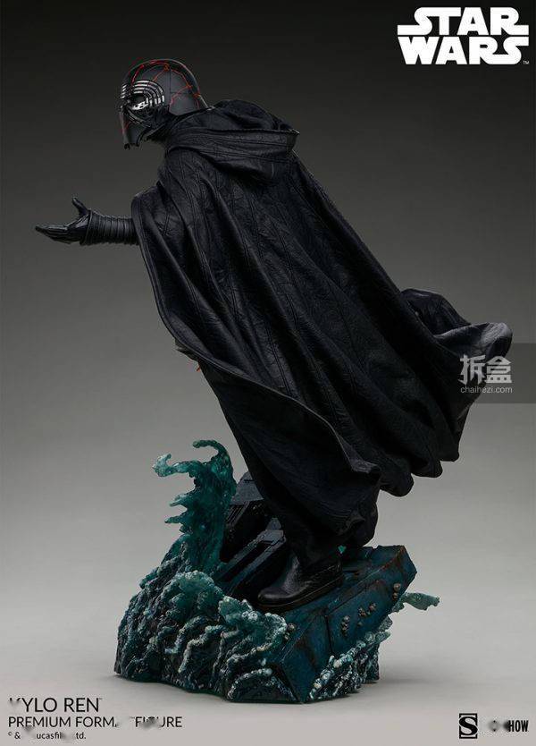 雷伊SIDESHOW 星球大战9 天行者崛起 雷伊 凯洛伦 20.5寸雕像