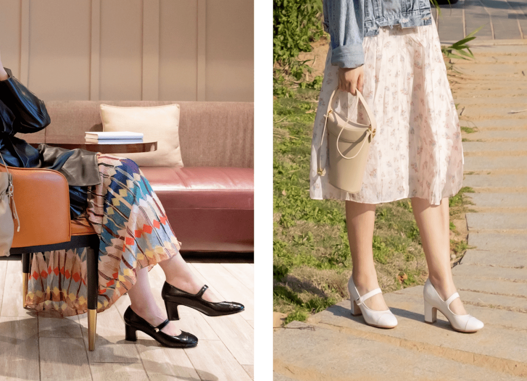 细节 Miss.L&H出品||给大家做一双减甜度加个性的高跟玛丽珍