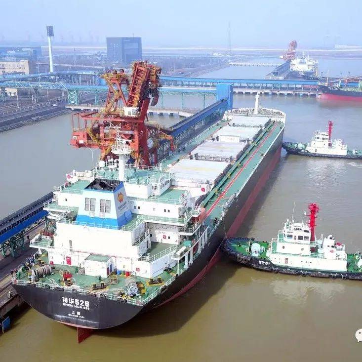 河北黄骅港首次实现5万吨级重载双向通航_航道_船舶_港口