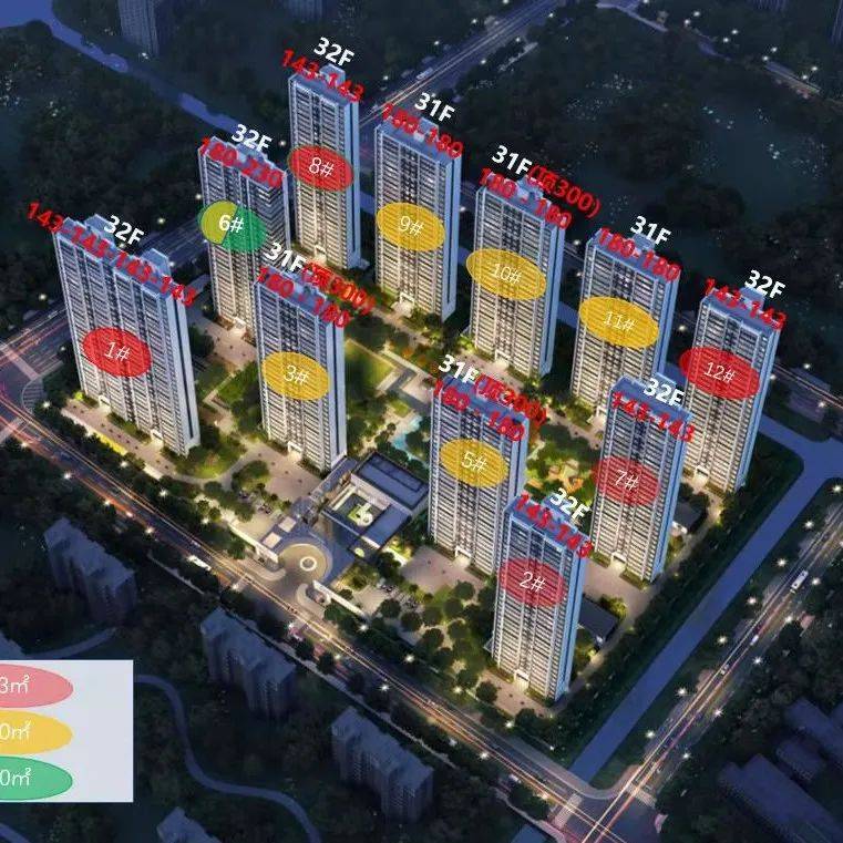 报复性开盘!10盘扎堆!河西、雨核一批热盘马上报名_户型_套房_建面