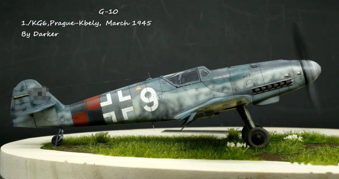 德国空军bf109g10战斗机