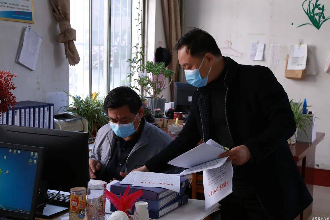 核验组先后到沂源一中,沂源二中,淄博电子工程学校,鲁山学校进行核验