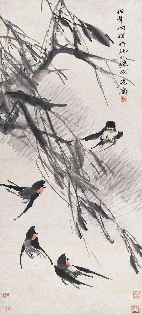 任伯年_燕子_飞燕