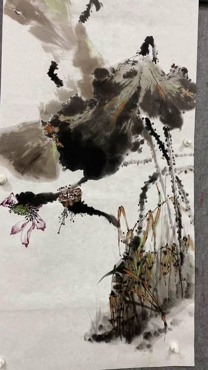 国画李军李军花鸟一起学画画写意花鸟名家书画水墨写意想画就画