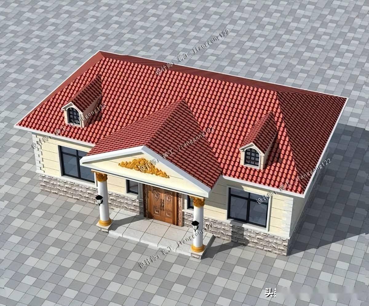 10万买股票还是回农村建房2款100平的一层平房建了绝对不后悔