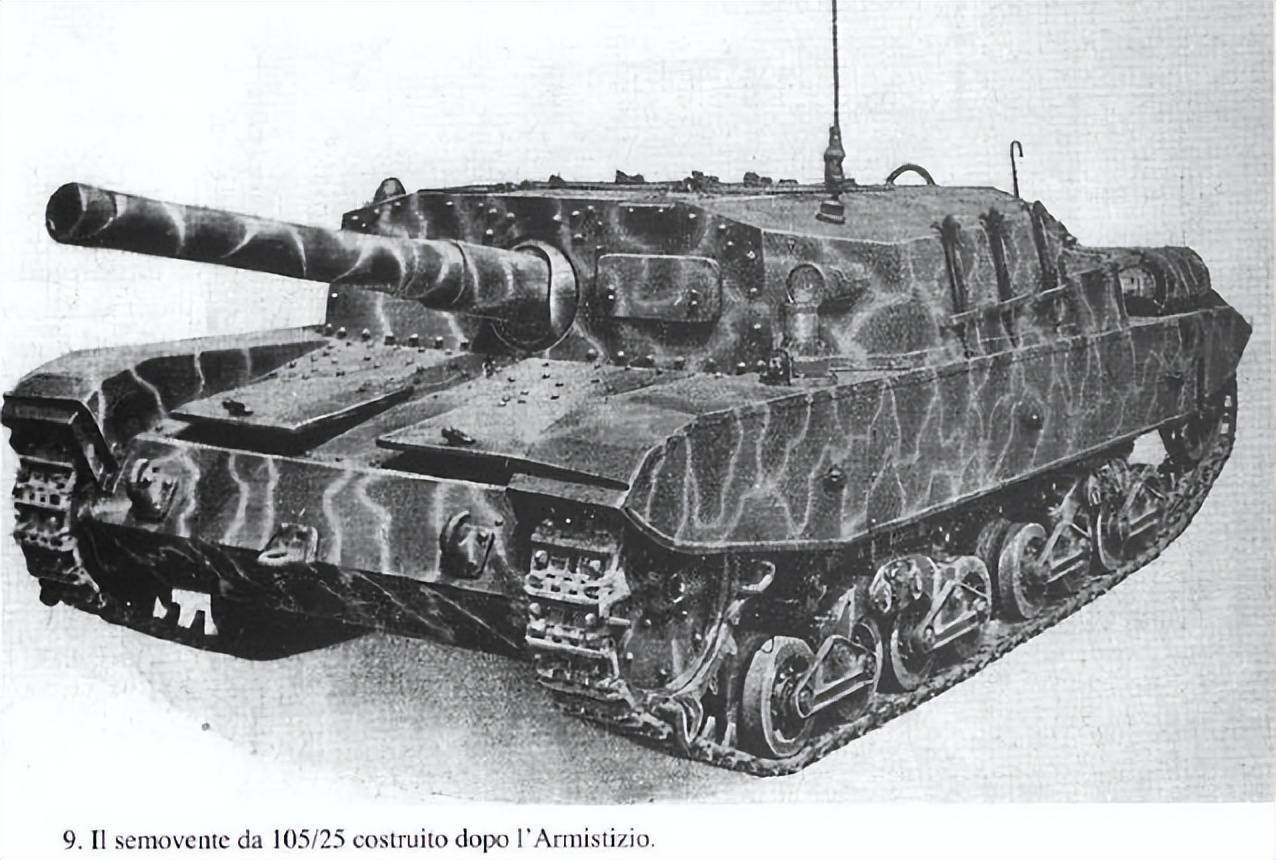 da 75/46 m43的主炮换成105/25榴弹炮,结果广受好评,1943年进行了小