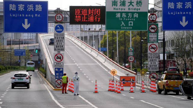 上海市中心城快速路封图片