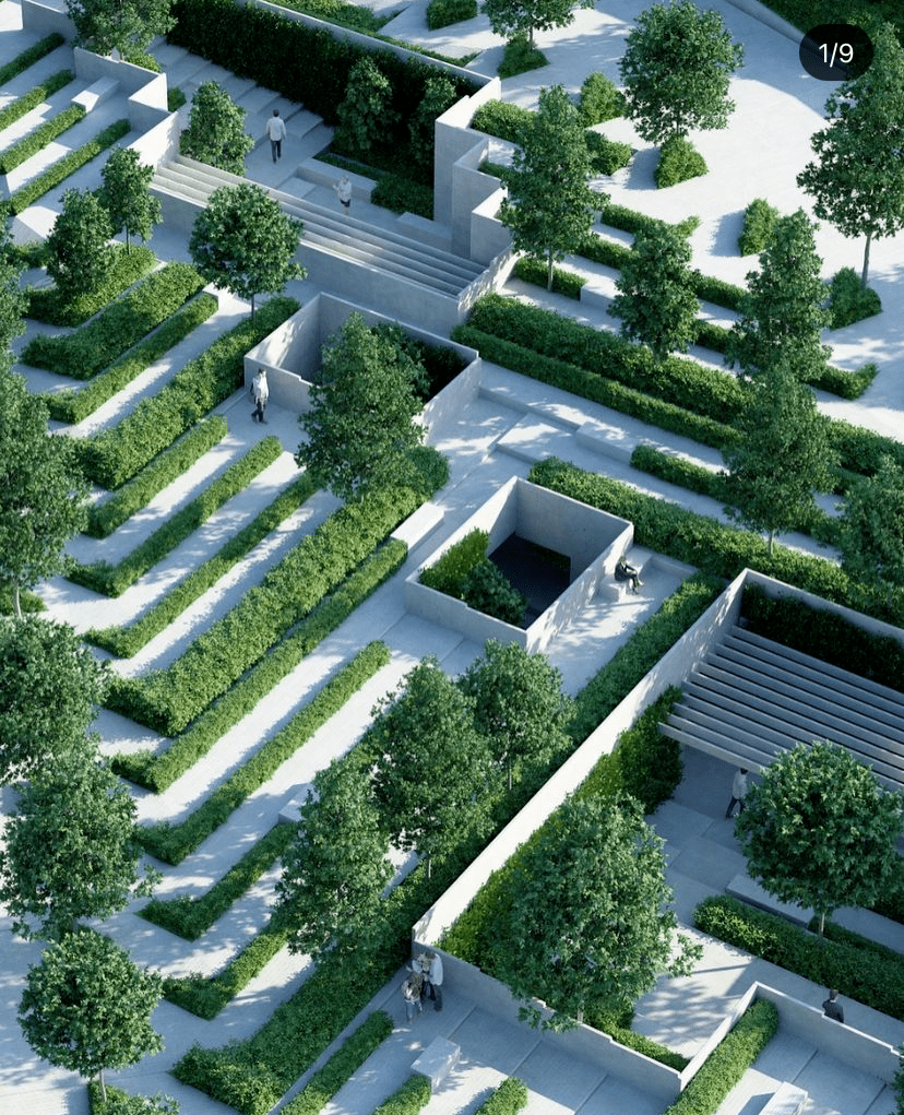 玩转景观高差百变台阶的几种趣味造型