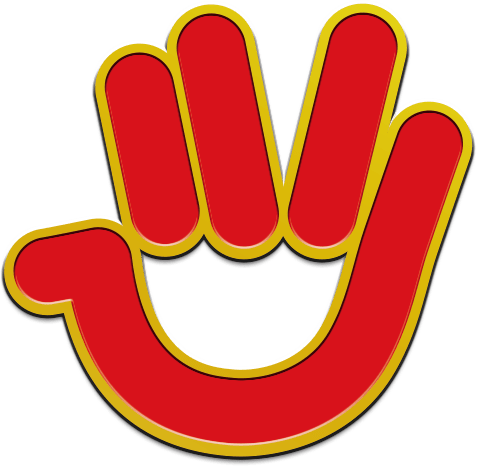 冲呀当参与完成第12次志愿服务后就可以获得"终极徽章"——"finger