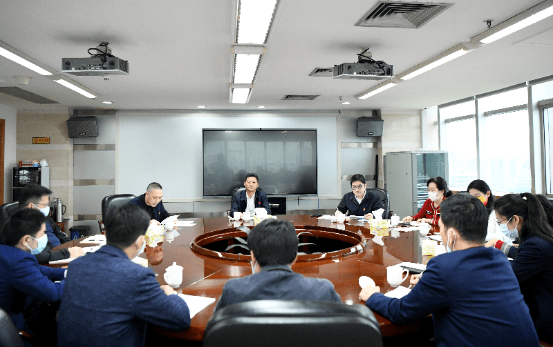 李静厅长参加厅办公室党支部2021年度组织生活会