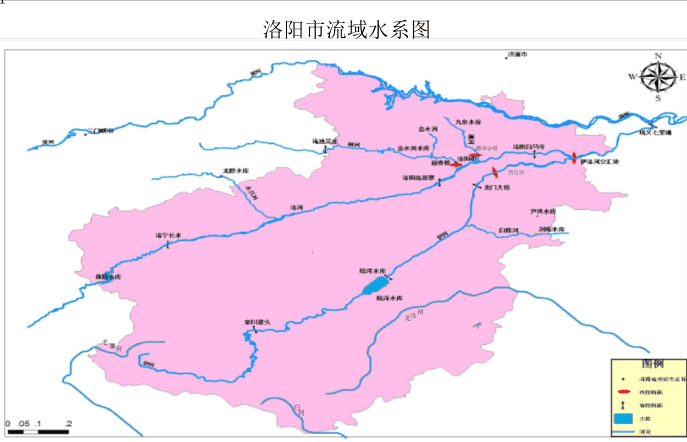 洛阳市区范围内有洛河和伊河两条大河,北面还有黄河,战国时期韩宣王因