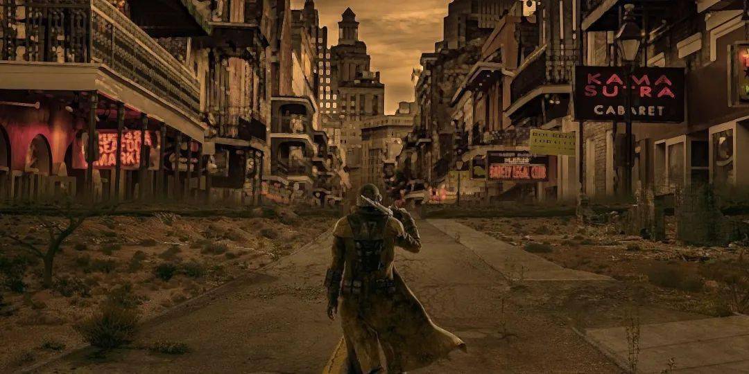 战前遗留科技的残骸和锈迹斑斑的城市废墟交织在一起,却承载着幸存者