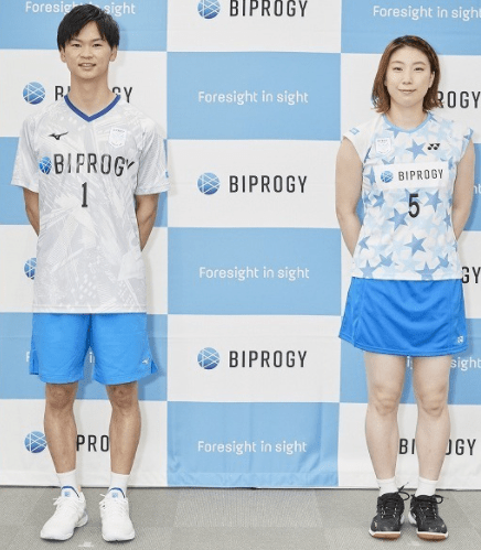 山口茜,志田千阳/松山奈未拜会蒲岛知事