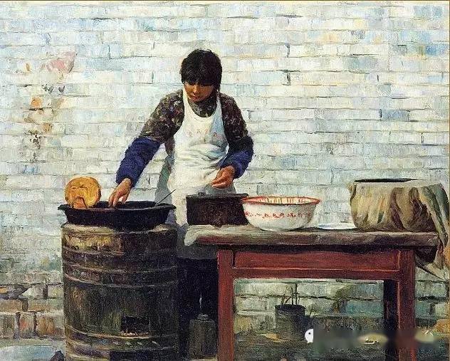 山东女画家姜慧油画