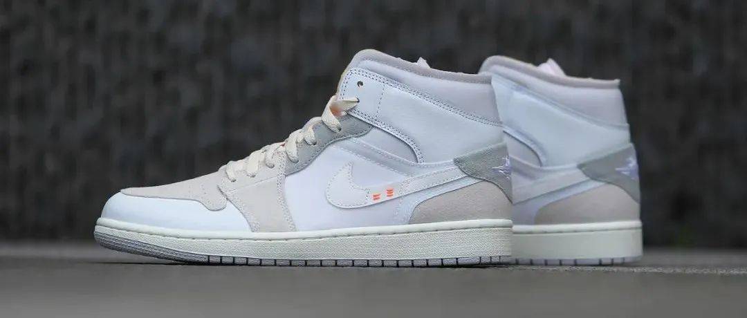 Air Jordan 1 Mid SE Craft &amp;quot;Inside Out&amp;quot;｜XH55限量发售 」_质感_鞋帮_材料