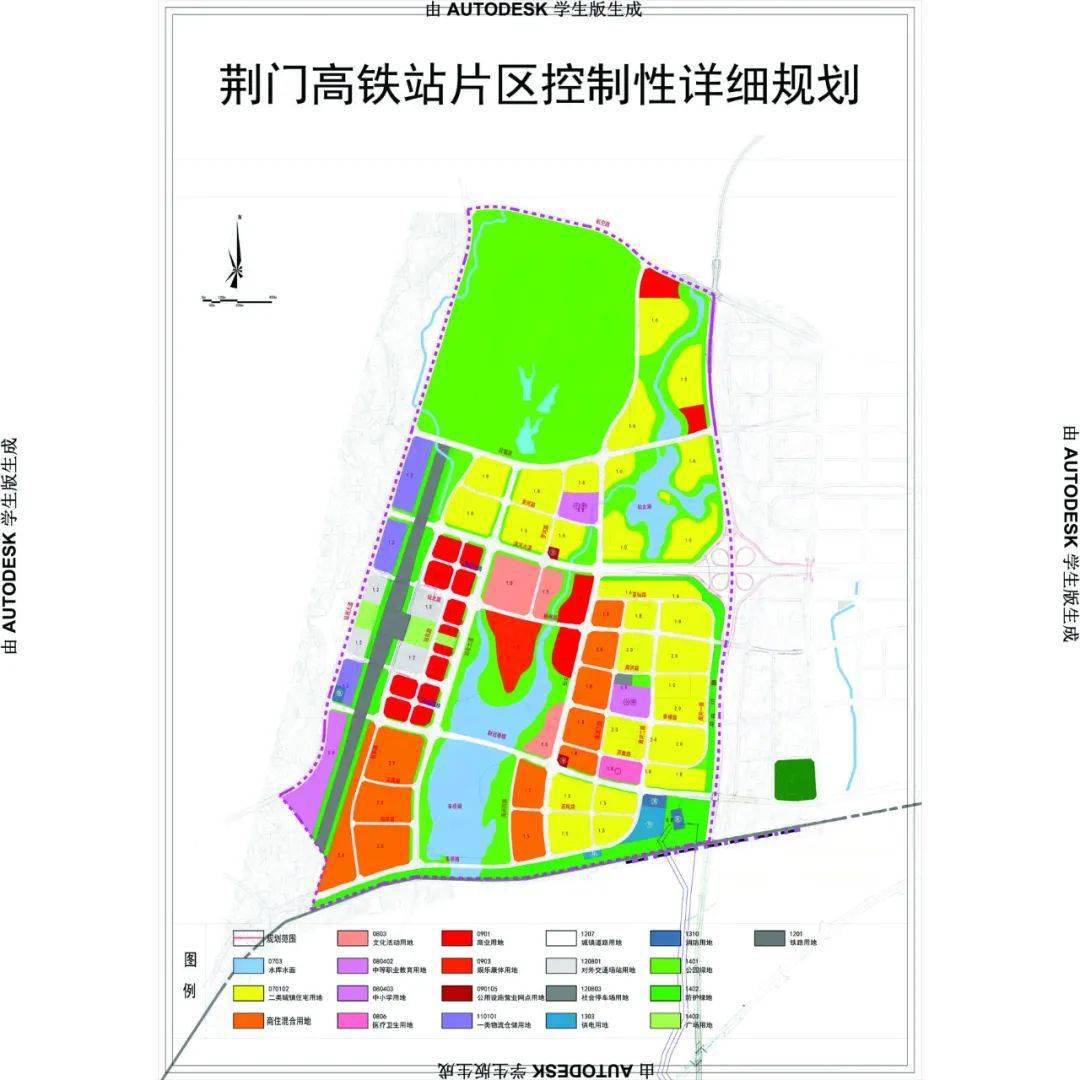 荆门城市建设规划图图片
