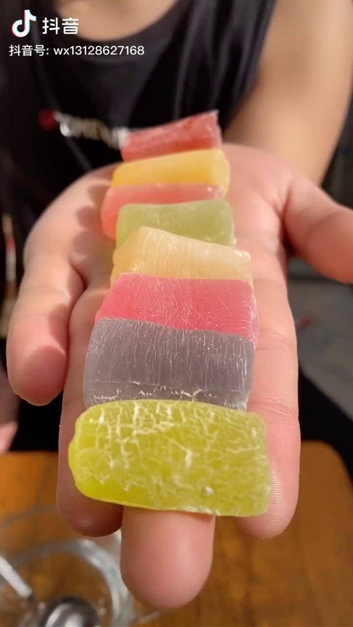 粮食做的拉丝糖大小朋友都喜欢得很软糯q弹好吃又康康你吃过木有