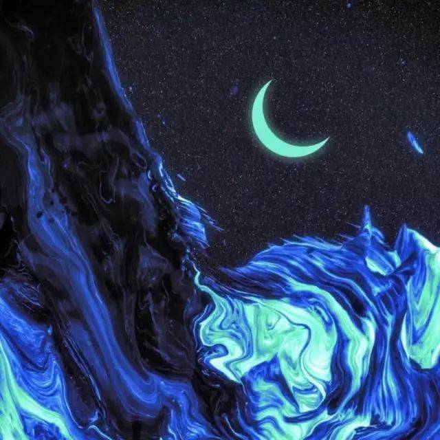 背景图小众高级好蓝色系背景图