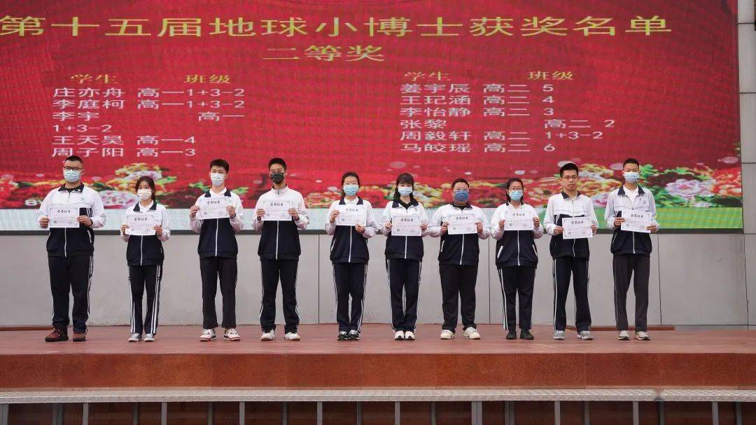 57中学动态喜报第十五届全国高中生地球小博士知识竞赛荣获14个一等奖