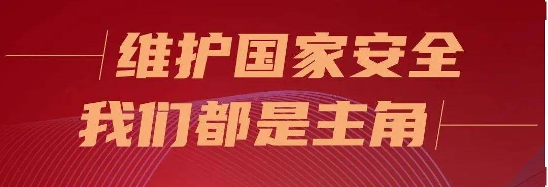 提高国家安全意识自觉维护国家安全维护国家安全我们都是主角